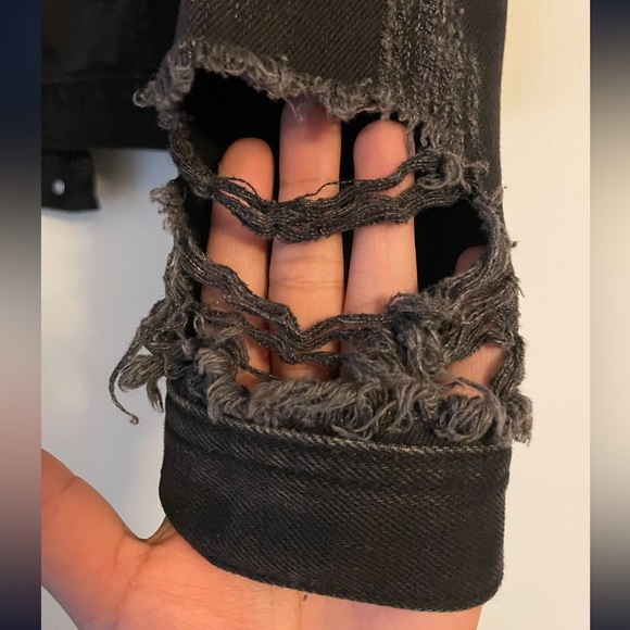 Black Denim Jacket - Picture 3 of 3